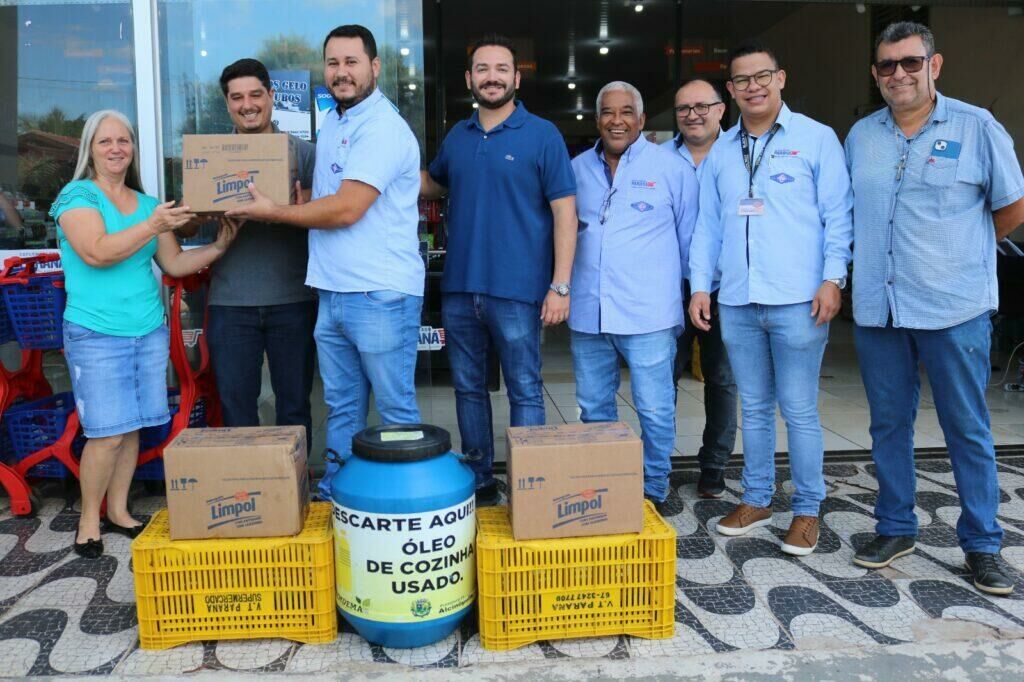 Imagem de compartilhamento para o artigo Prefeitura de Alcinópolis realiza campanha de descarte correto do óleo de cozinha da MS Todo dia
